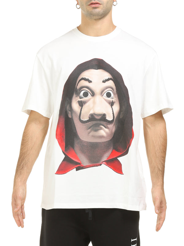 IH NOM UH NIT T-SHIRT DALI MASK LOGO ON BACK