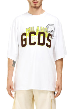 GCDS T-SHIRT GIROCOLLO NASCAR