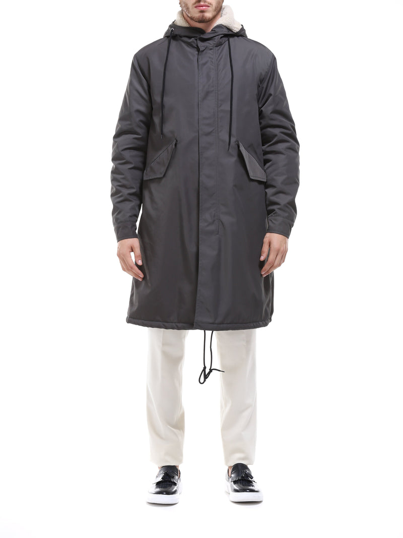 GRIFONI PARKA CON INTERNO IN FINTO SHEARLING