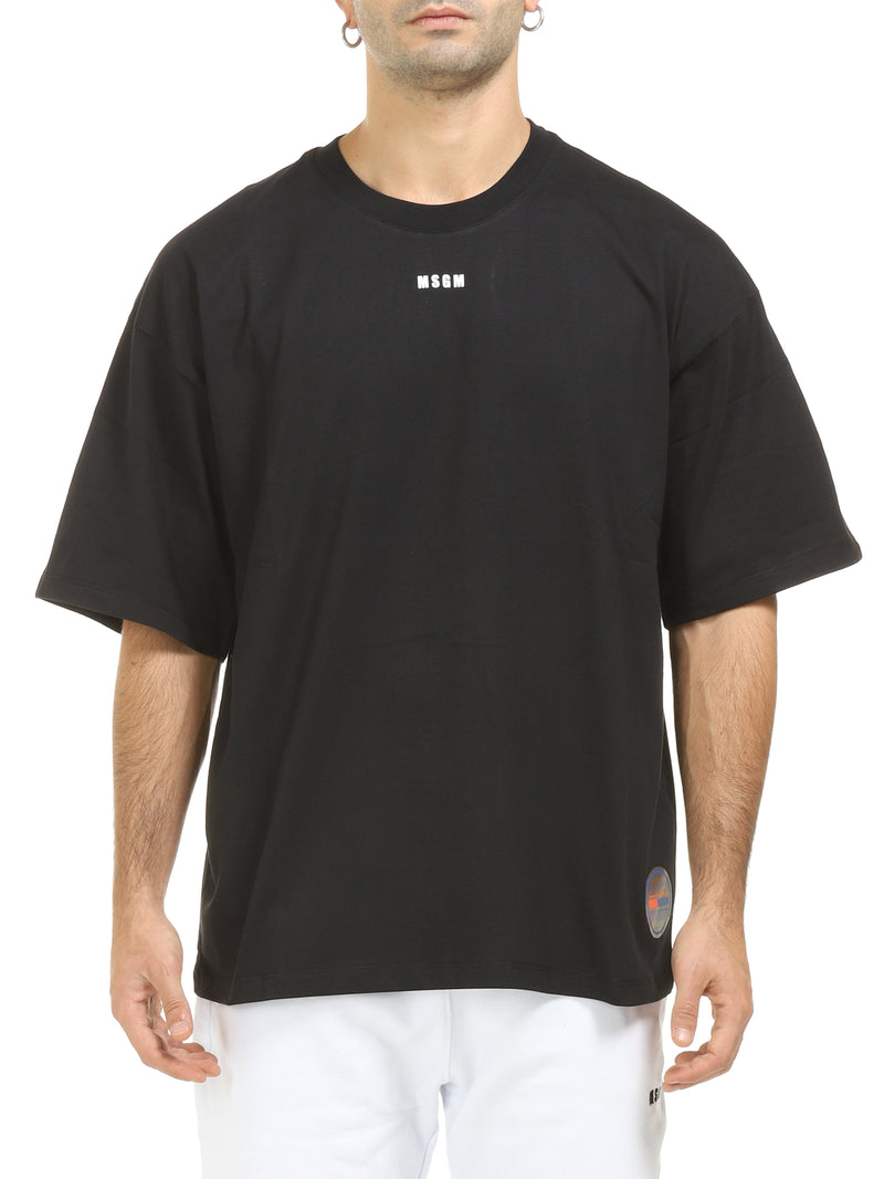 MSGM T-SHIRT IN COTONE CON LOGO