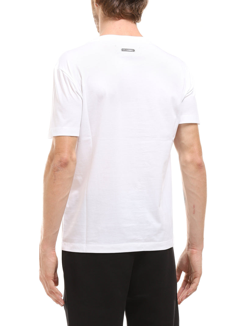 LES HOMMES T-SHIRT GIROCOLLO CON STAMPA