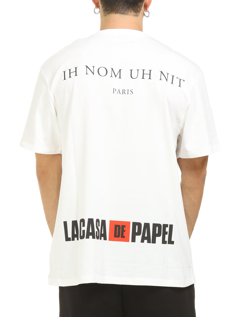 IH NOM UH NIT T-SHIRT DALI MASK LOGO ON BACK