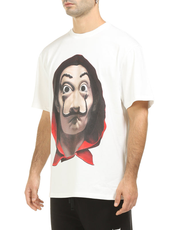 IH NOM UH NIT T-SHIRT DALI MASK LOGO ON BACK