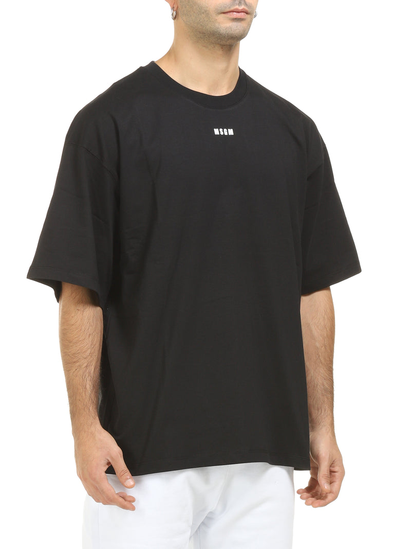 MSGM T-SHIRT IN COTONE CON LOGO