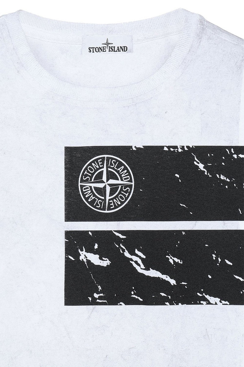 STONE ISLAND T-SHIRT GIROCOLLO