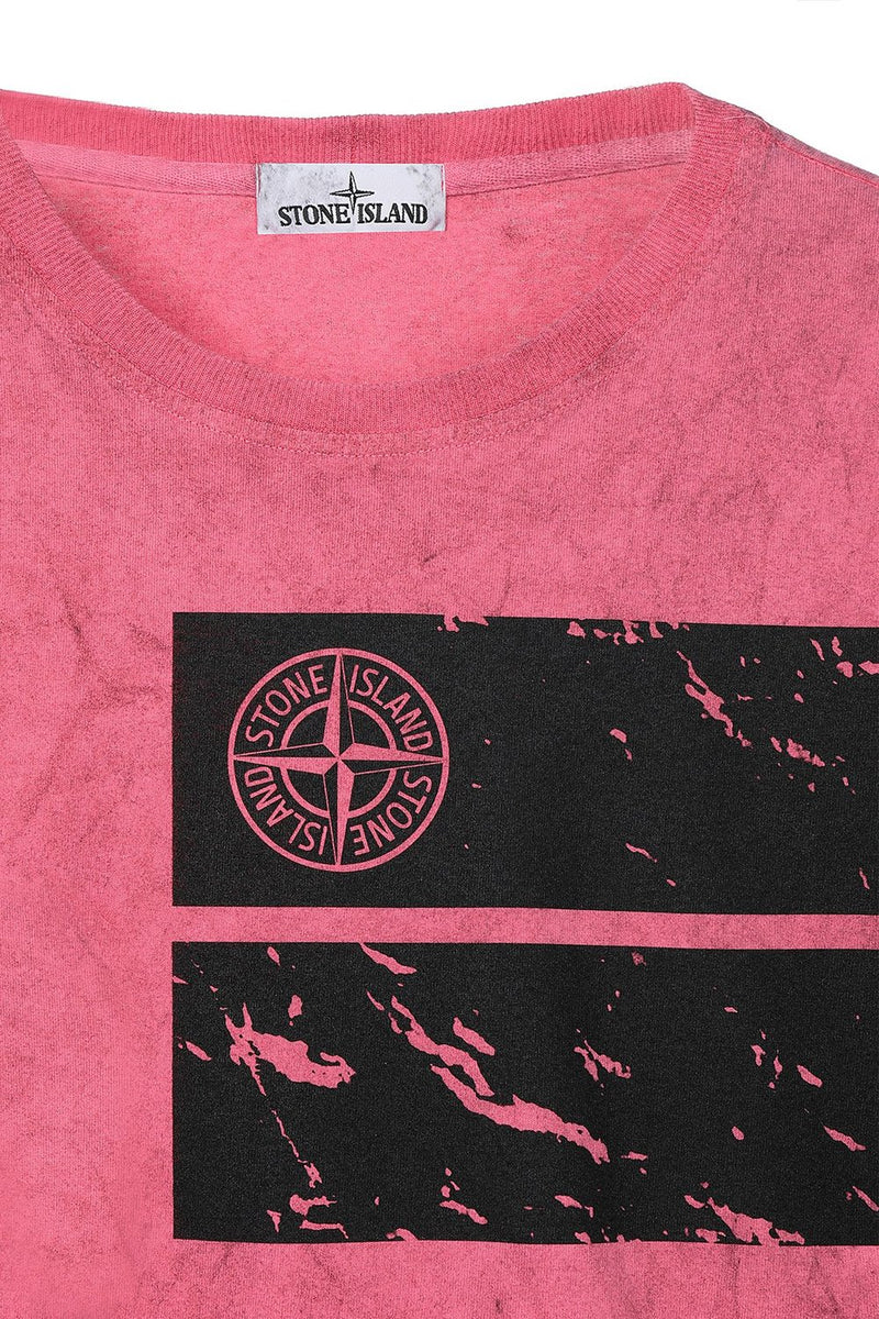 STONE ISLAND T-SHIRT GIROCOLLO