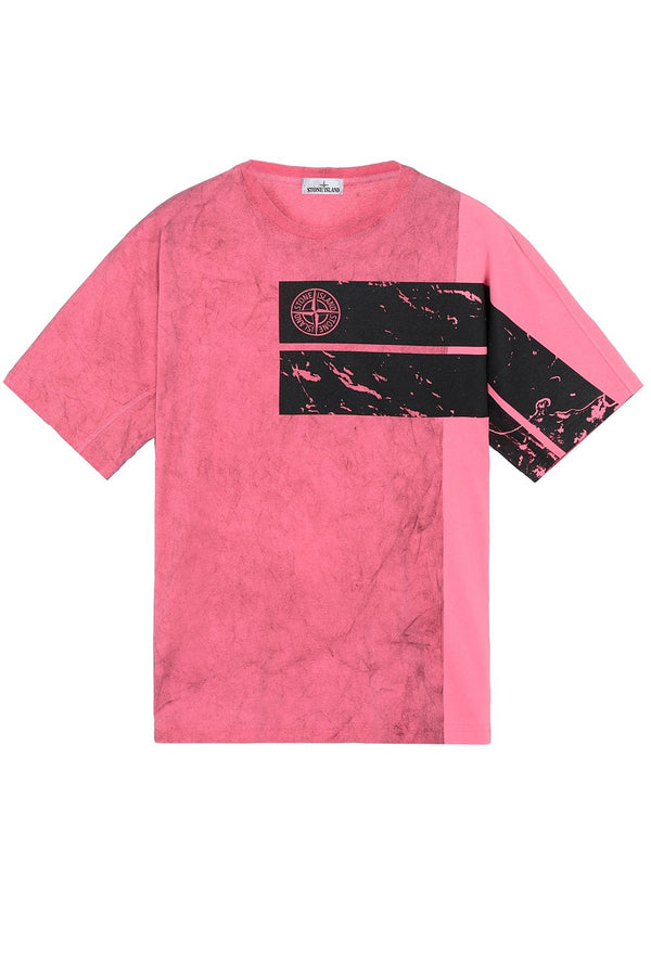 STONE ISLAND T-SHIRT GIROCOLLO