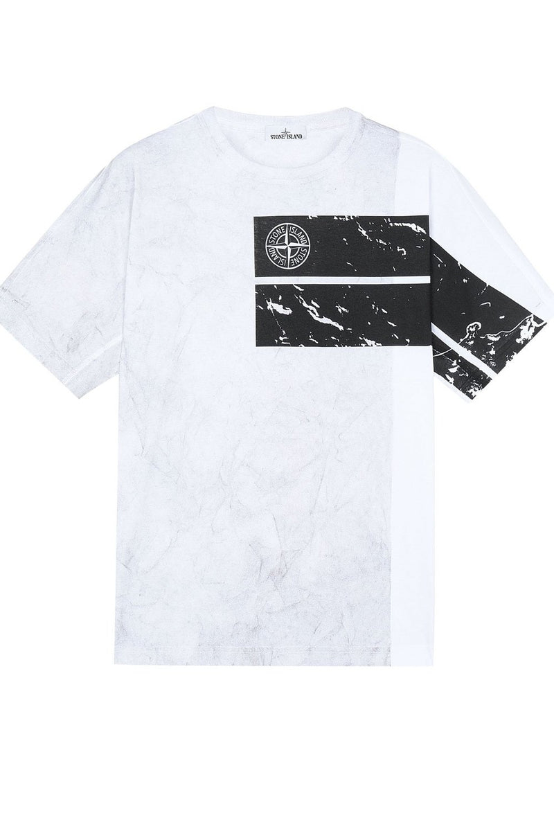 STONE ISLAND T-SHIRT GIROCOLLO