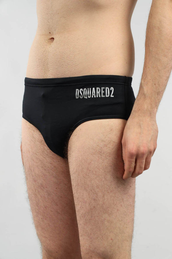 DSQUARED2 Costume slip con stampa