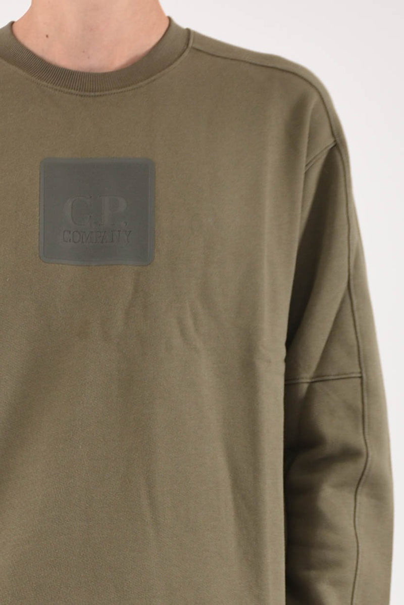 C.P. COMPANY Felpa con logo in cotone