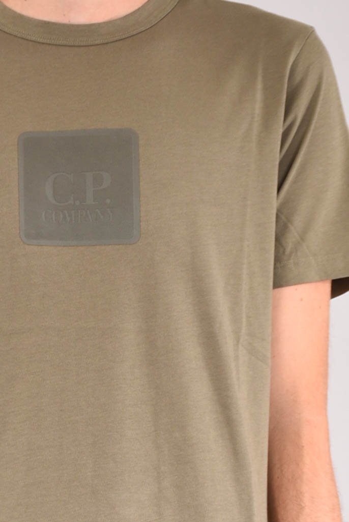 C.P. COMPANY T-shirt con logo in cotone