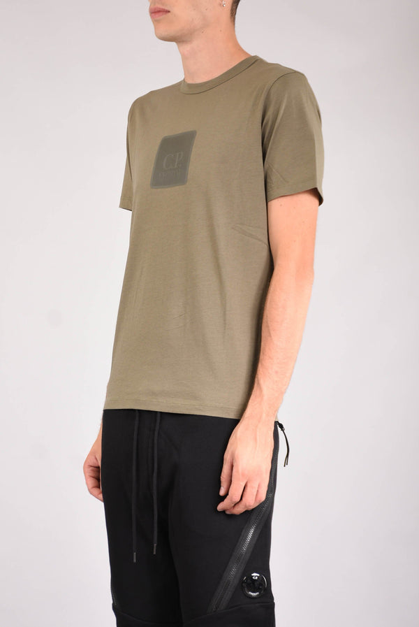 C.P. COMPANY T-shirt con logo in cotone