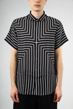 EMPORIO ARMANI Camicia fantasia in modal