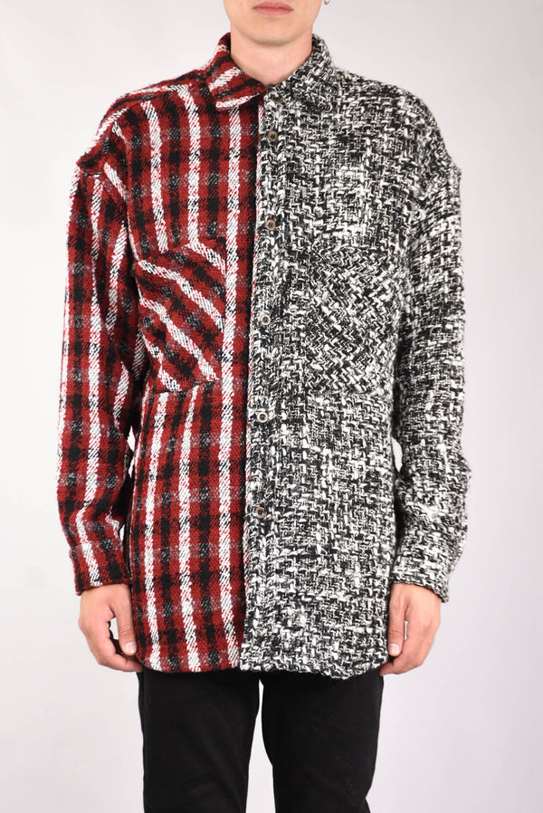 FAITH CONNEXION Overshirt in mixed tweed