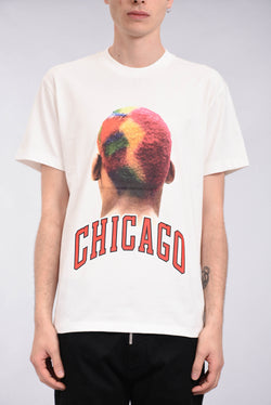 IH NOM UH NIT T-shirt whit chicago player print on front and logo number