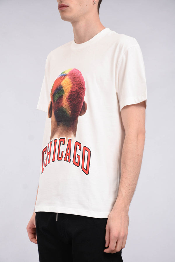 IH NOM UH NIT T-shirt whit chicago player print on front and logo number