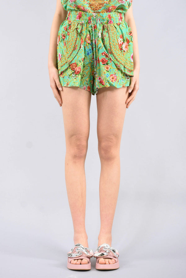 INOA shorts chartreuse