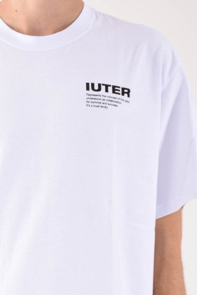 IUTER T-shirt info in cotone