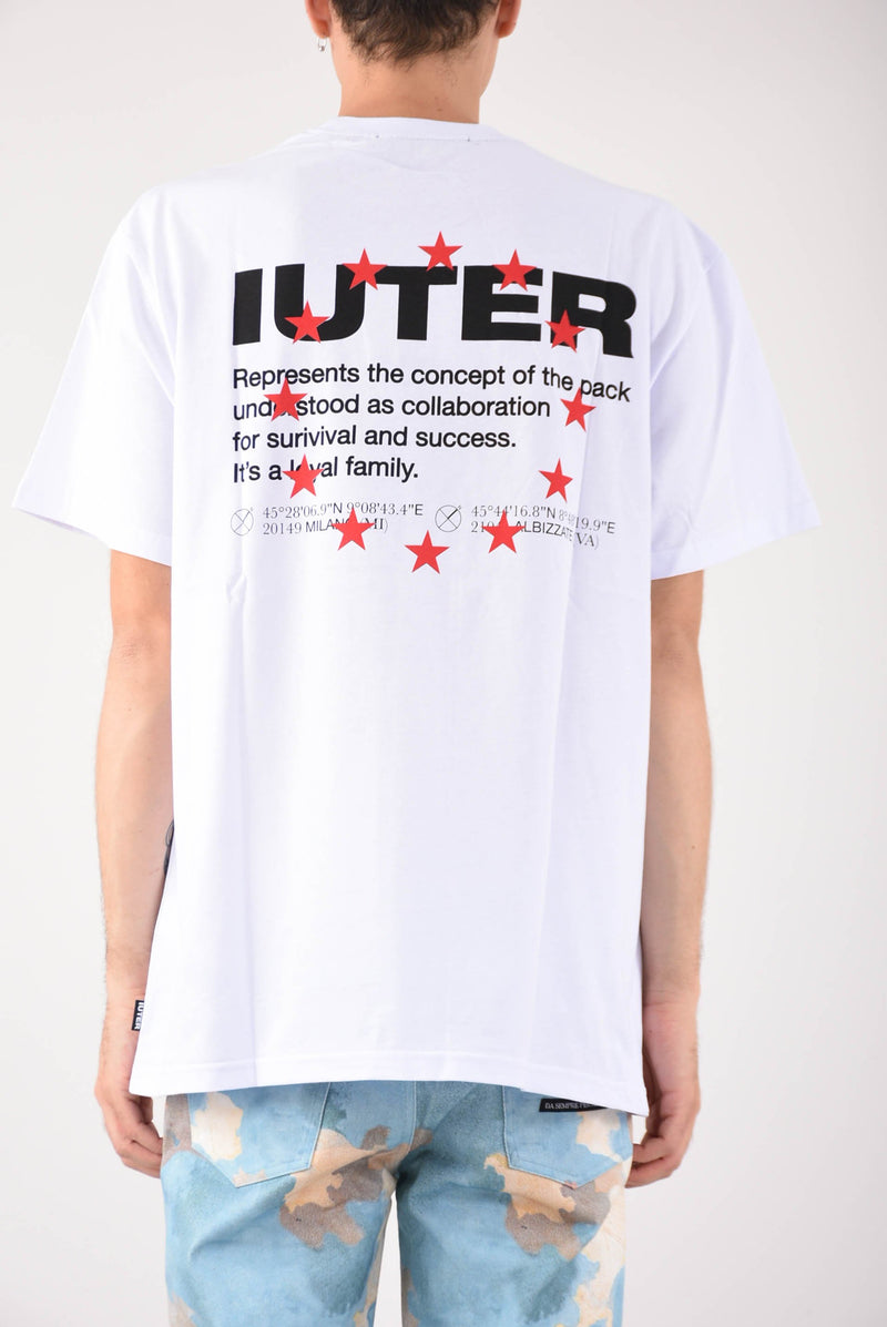 IUTER T-shirt info in cotone