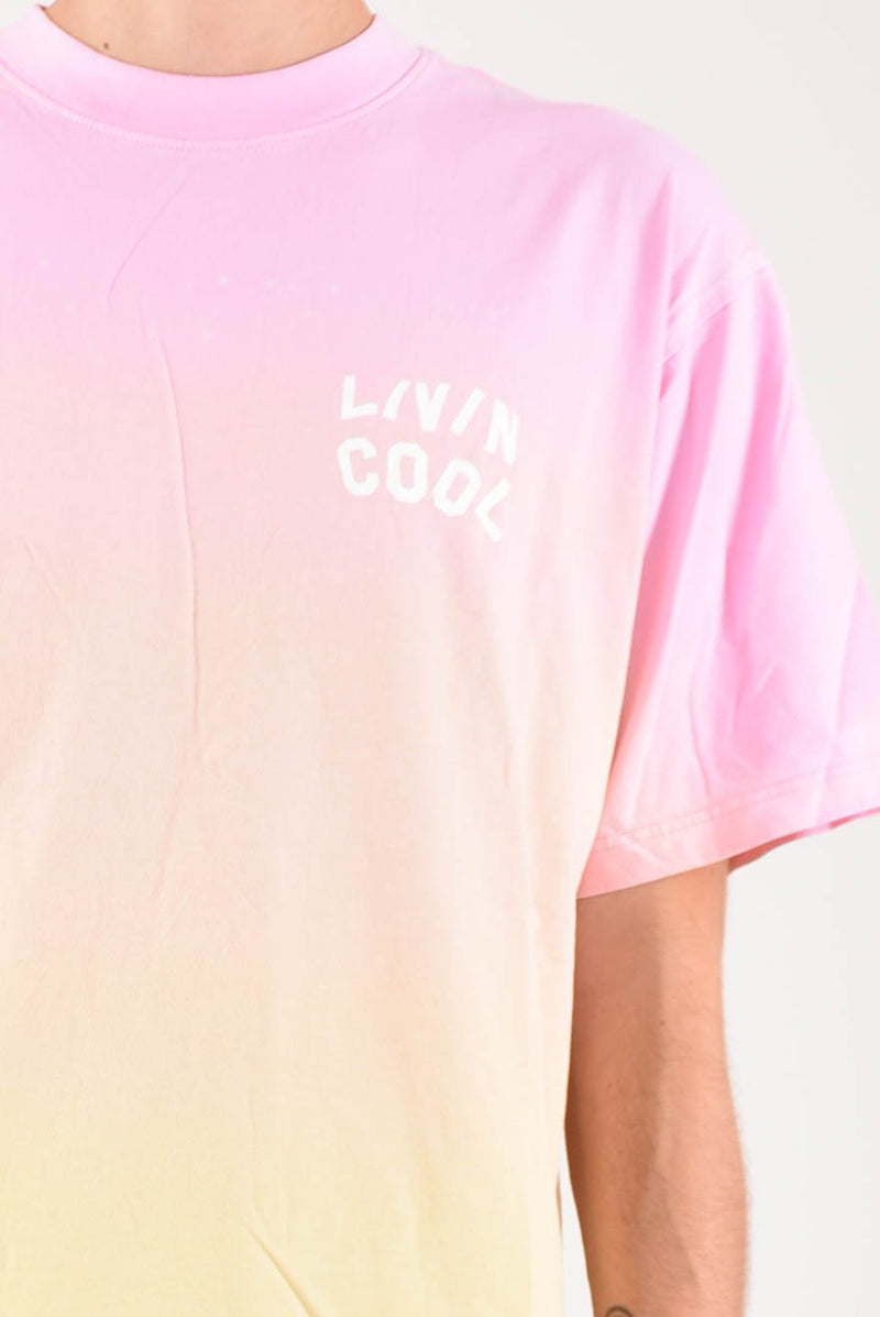 LIVIN COOL T-shirt tie dye in cotone