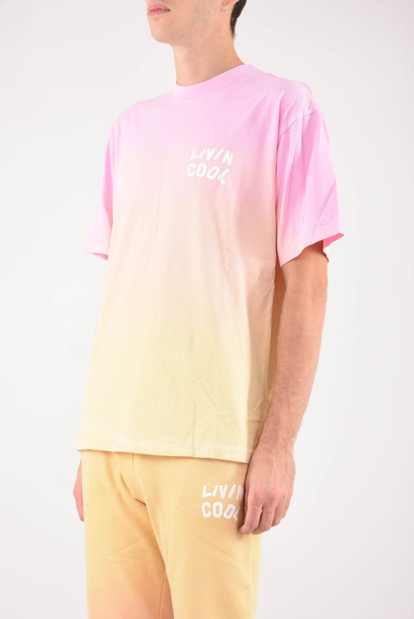 LIVIN COOL T-shirt tie dye in cotone