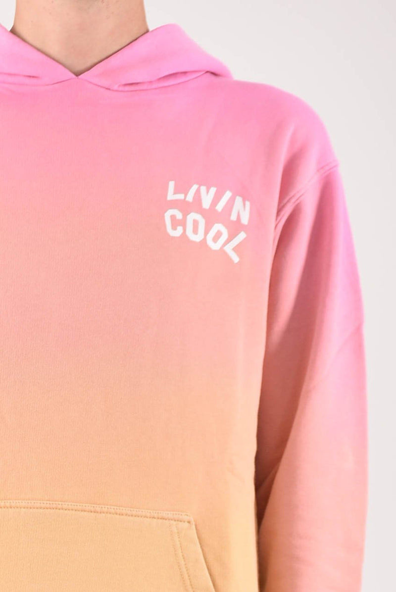 LIVIN COOL Felpa tie dye in cotone