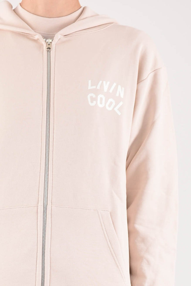 LIVIN COOL Felpa con zip in cotone