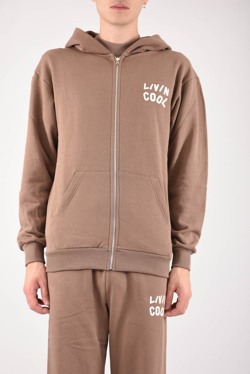 LIVIN COOL Felpa con zip in cotone