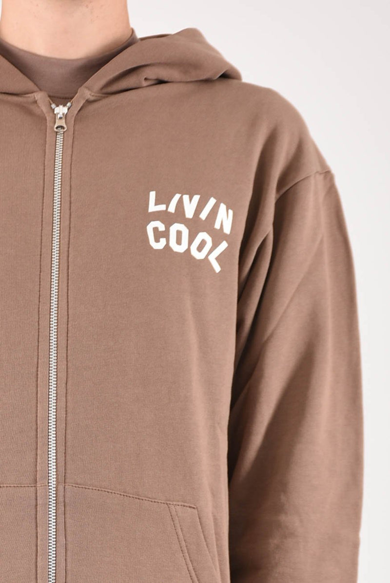 LIVIN COOL Felpa con zip in cotone