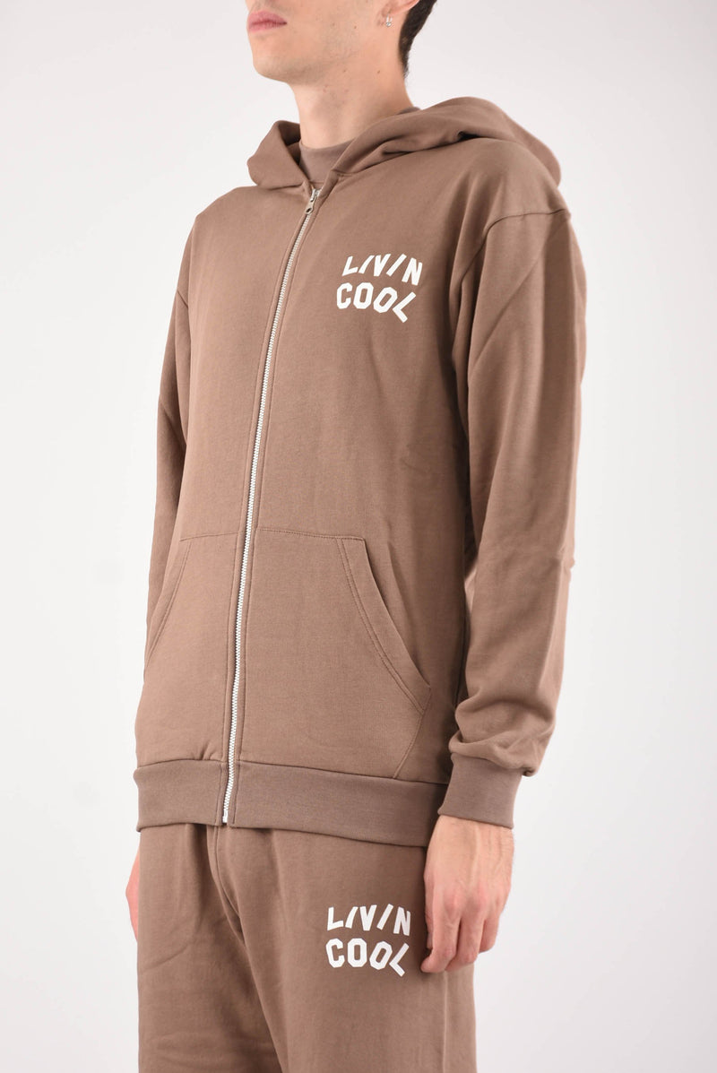 LIVIN COOL Felpa con zip in cotone