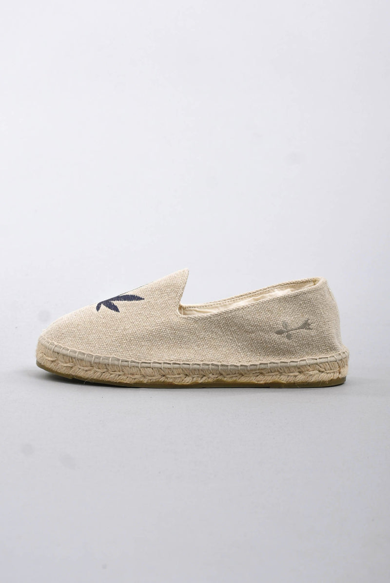 MANEBI Espadrillas palm springs in lino