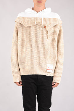 MAISON MIHARA YASUHIRO Maglia con cappuccio