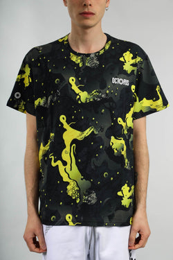 OCTOPUS T-shirt camo in cotone