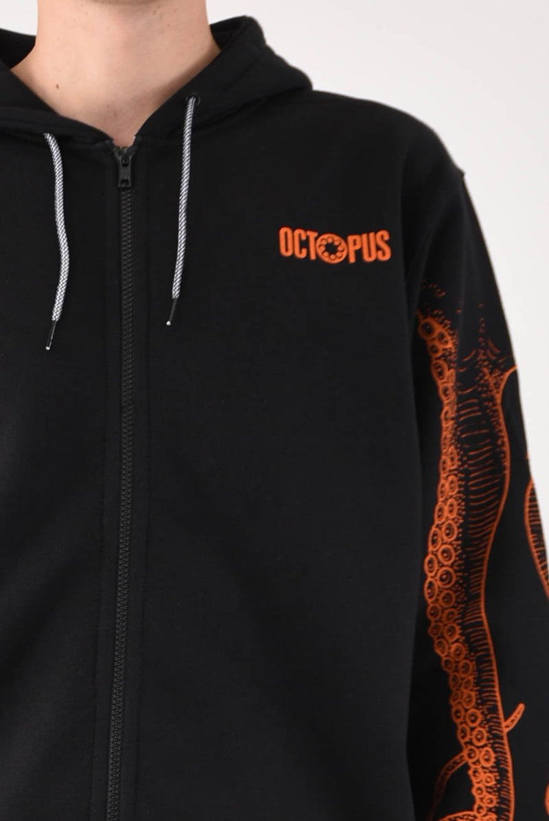 OCTOPUS Felpa logo zip