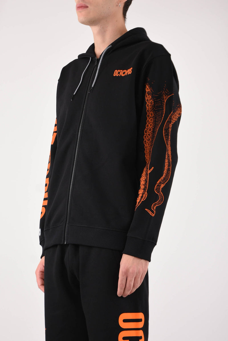 OCTOPUS Felpa logo zip