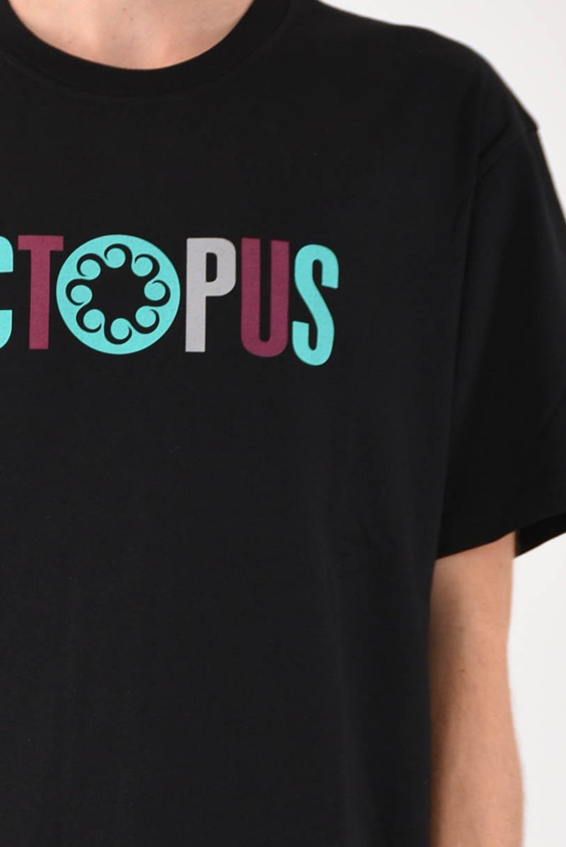 OCTOPUS T-shirt letterz logo in cotone