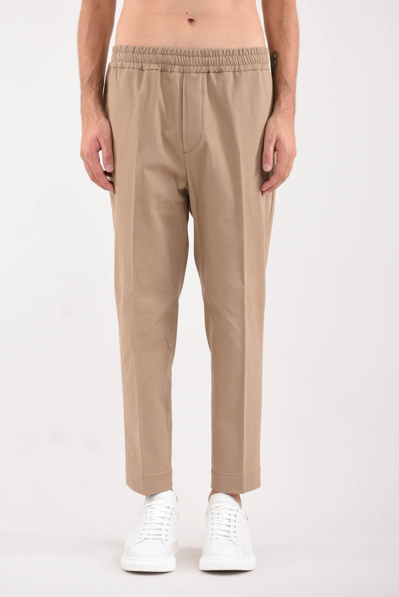 PAOLO PECORA Pantaloni jogger in cotone