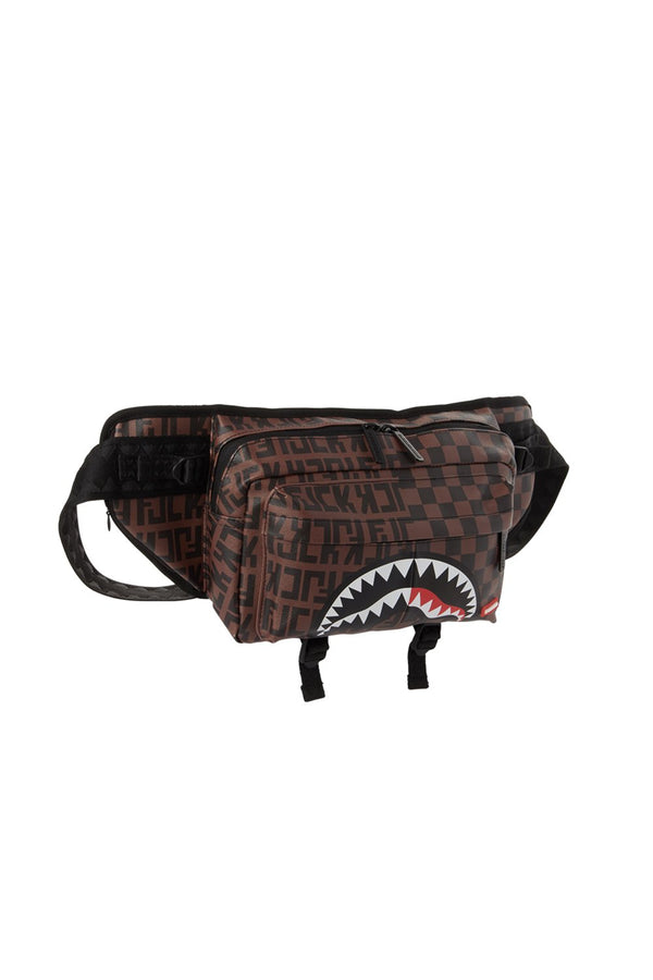 SPRAYGROUND MARSUPIO SPLIT CHECKRED DOUBLESIDE CARGO