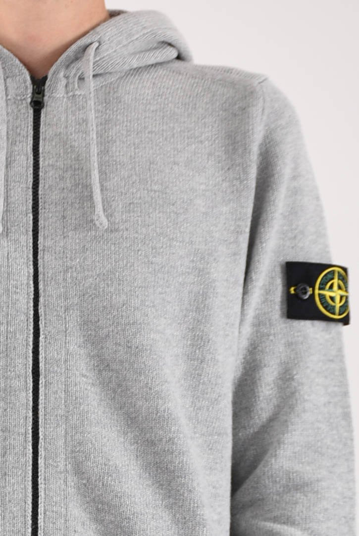 STONE ISLAND Maglia cardigan in lambswool