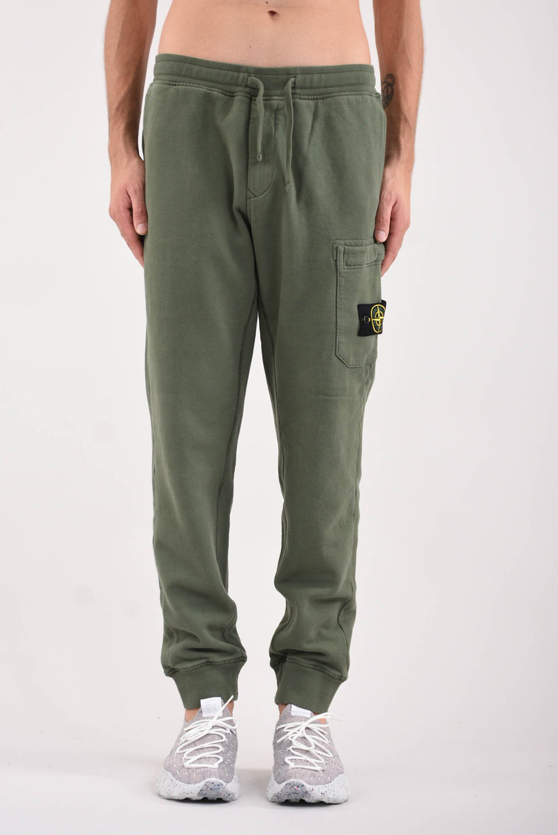 STONE ISLAND Pantaloni jogging in cotone