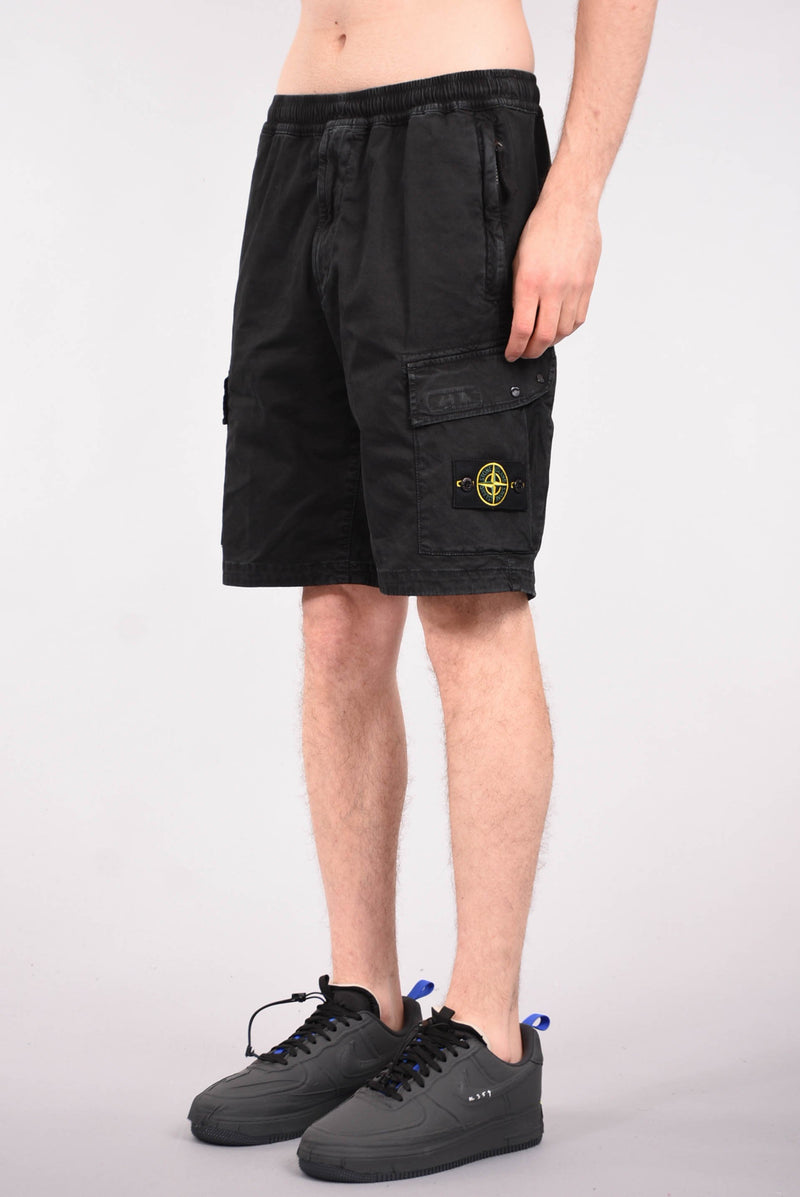 STONE ISLAND Bermuda tinto in capo