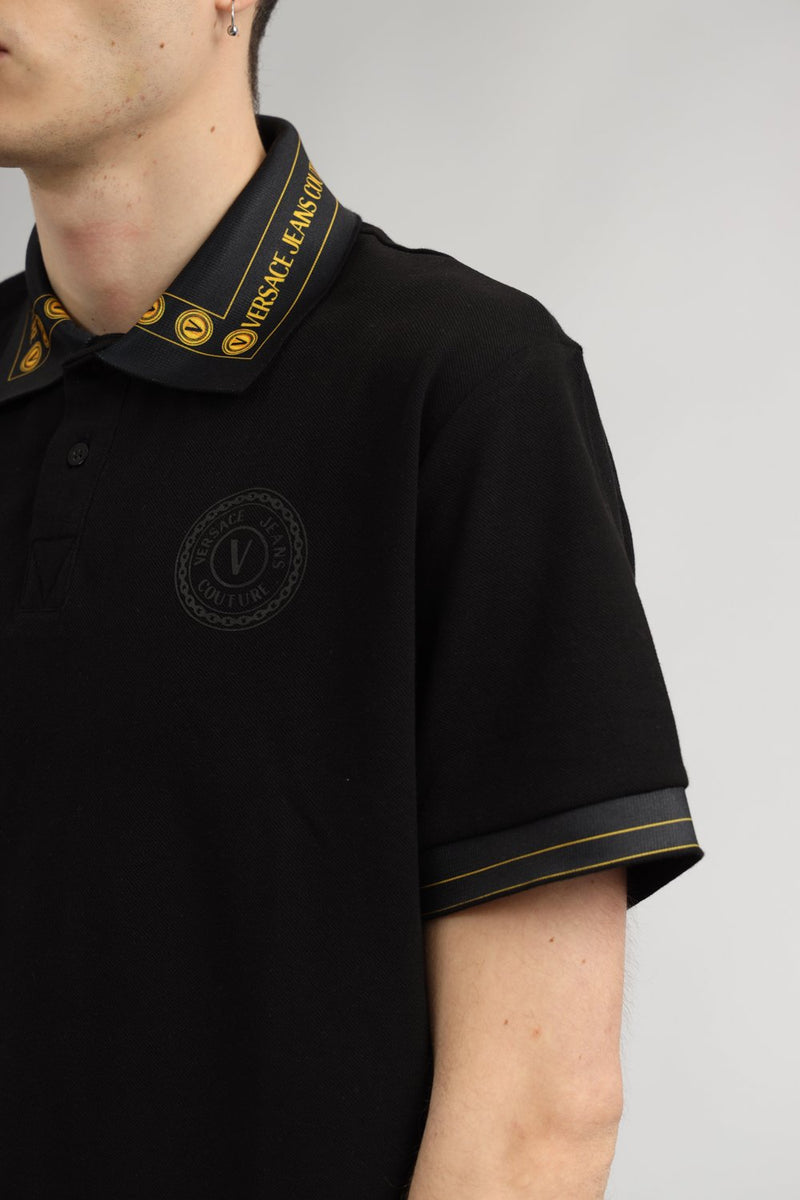 VERSACE JEANS COUTURE Polo con stampa