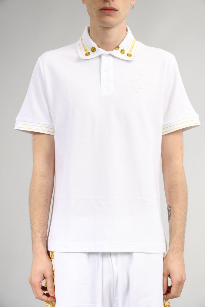 VERSACE JEANS COUTURE Polo con stampa