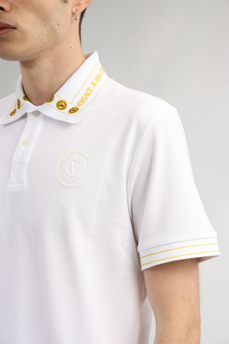 VERSACE JEANS COUTURE Polo con stampa