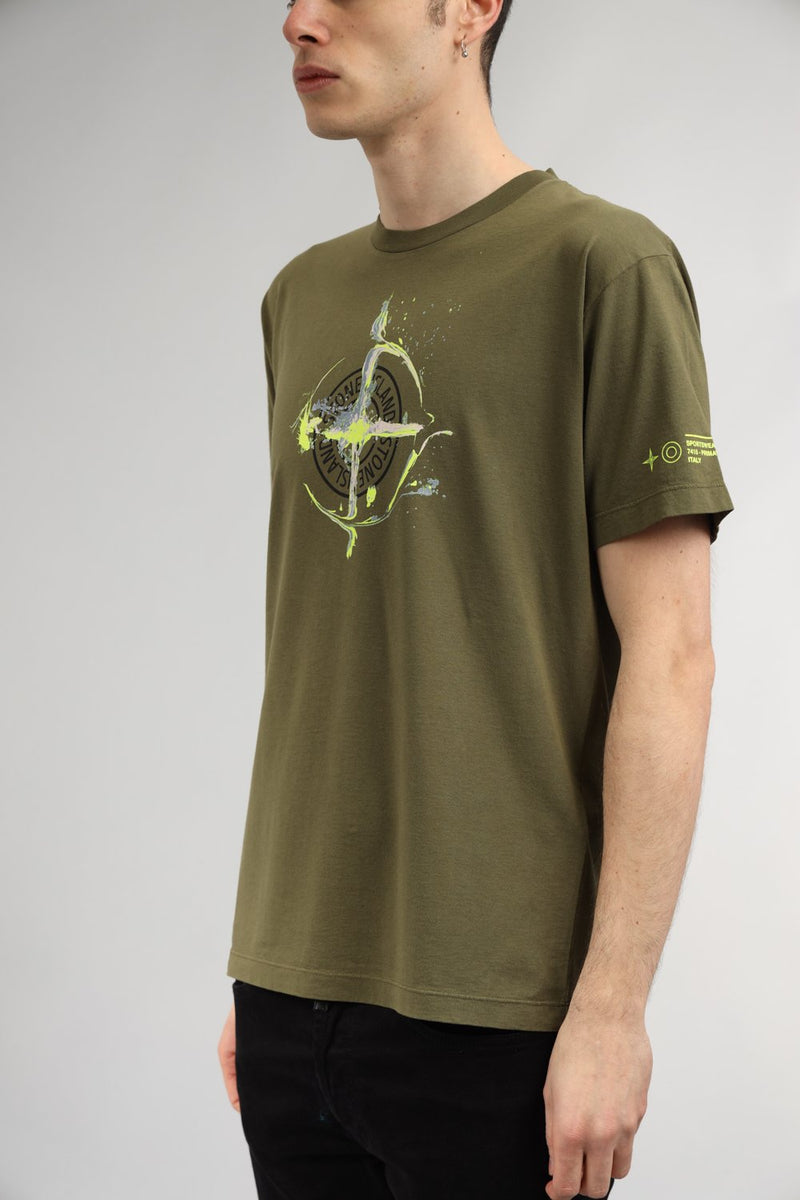 STONE ISLAND T-shirt marble one