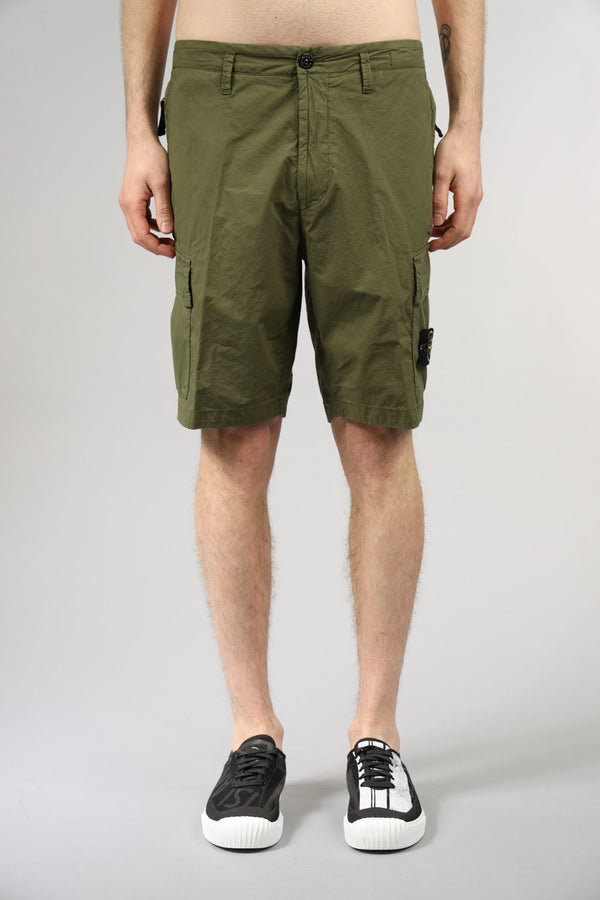 STONE ISLAND Bermuda cargo in cotone strech