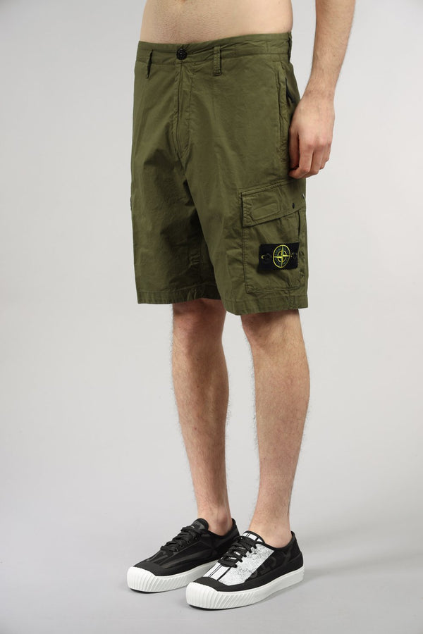 STONE ISLAND Bermuda cargo in cotone strech