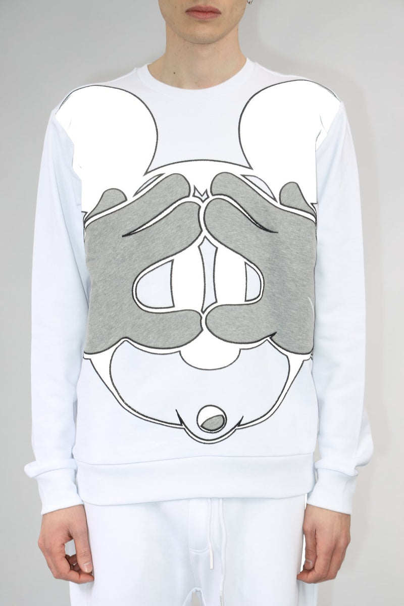 ICEBERG Felpa micky mouse in cotone