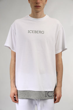 ICEBERG T-shirt con logo in cotone