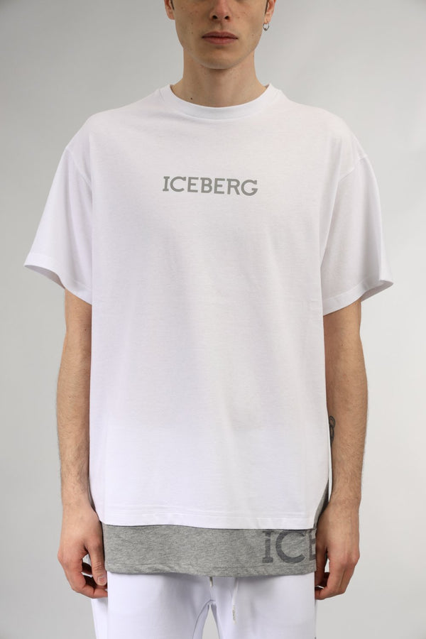 ICEBERG T-shirt con logo in cotone